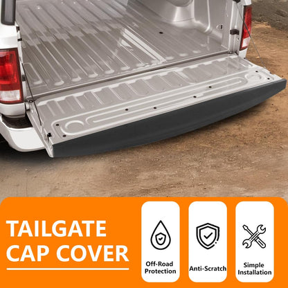 G-PLUS Tailgate Cap Moulding Trim Compatible with 2009-2018 Dodge Ram 1500 2500 3500 Tailgate Protector Cover Replace for 55372052AH (62.32" Length Short Bed)