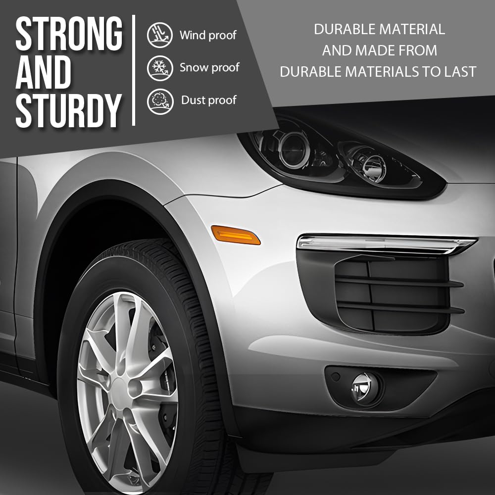 G-PLUS Bumper Cover Bracket Front Right Lower Side Compatible with Porsche Cayenne 2015 2016 2017 2018 95850517850, 958-505-178-50 Black