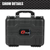 G-PLUS Graded Card Storage Box Compatible with BGS PSA SGC FGS Weatherproof Graded Sports Trading Cards(Large, Black)