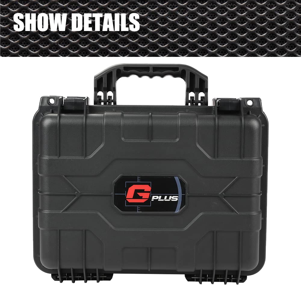 G-PLUS Graded Card Storage Box Compatible with BGS PSA SGC FGS Weatherproof Graded Sports Trading Cards(Large, Black)