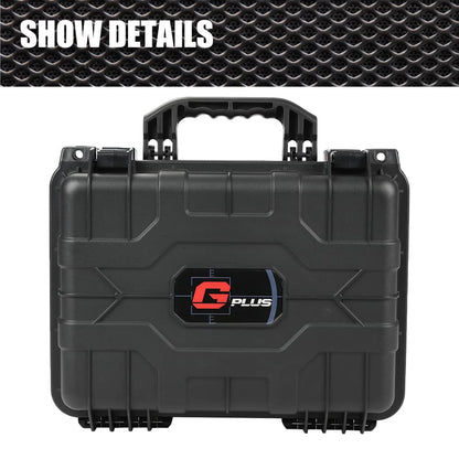G-PLUS Graded Card Storage Box Compatible with BGS PSA SGC FGS Weatherproof Graded Sports Trading Cards(Large, Black)