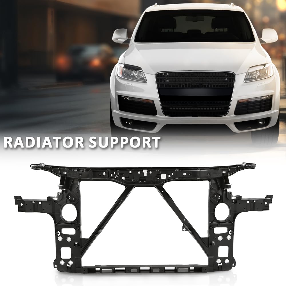 G-PLUS Radiator Support Assembly, Compatible with Audi Q7 Base/Premium/Prestige/ 2007-2015, 4L0805594A, AU1225131