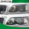G-PLUS Headlight Headlamp Lense Smoky Lens Cover Replacement for BMW E46 4Door 320i 325i 325xi 330i 330xi 02-05 Left Right Side