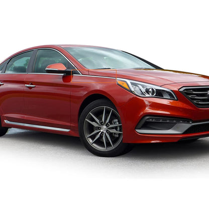 G-PLUS Molding Trim Compatible With 2015 2016 2017 Hyundai Sonata, Fender Chrome Garnish (Front Right(Passenger Side))