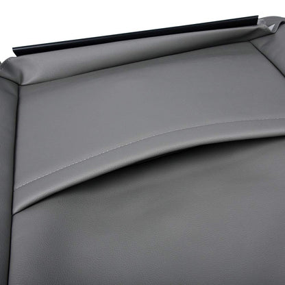 G-PLUS Pewter Gray Leather Seat Cover Compatible with Chevy Tahoe Suburban Silverado/GMC Yukon Sierra 2003 2004 2005 2006 Replacement Front Driver Passenger Top Bottom 4 PCS