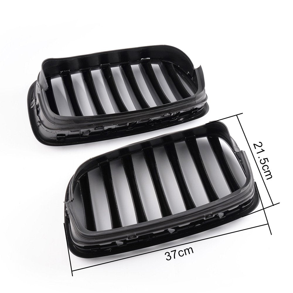 Replacement For BMW E70 E71 X5 X6 2007 2008 2009 2010 2011 2012 2013 Gloss Black Front Bumper Kidney Sport Grills Hood Grille Replacement