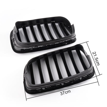 Replacement For BMW E70 E71 X5 X6 2007 2008 2009 2010 2011 2012 2013 Gloss Black Front Bumper Kidney Sport Grills Hood Grille Replacement