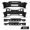 G-PLUS Front Rear Lip Bumper Guard Skid Kit Compatible with Nissan GTR R35 2009-2022, FEA0M-6AVMA, FBM226AV0H, Black