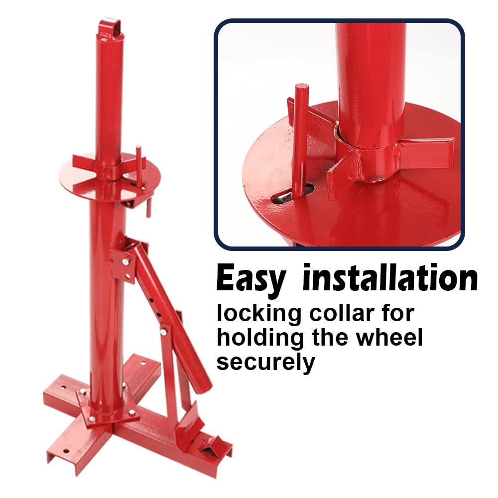 G-PLUS Manual Tire Changer, Tire Bead Breaker, Portable Hand Tool Manual Car Tire Compatible with Garage & Auto Shop