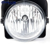 G-PLUS Bumper Fog Lights Pair Compatible With GMC Sierra 1500 2500 3500 2003-2006 Pickup Lamps Left and Right Clear
