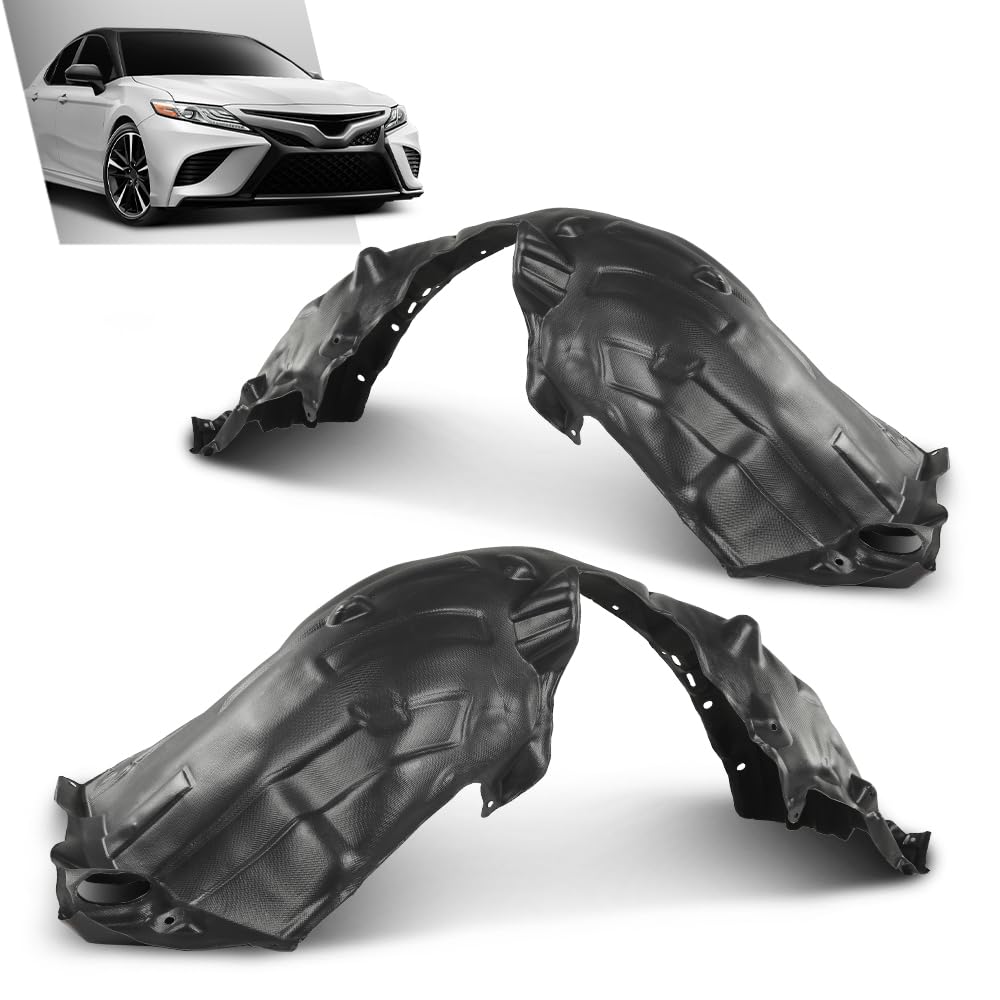 G-PLUS Front Left+Right Fender Liner Inner Splash Shield Compatible with Toyota Camry 2018-2020 2Pcs 5387606260