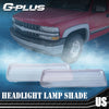 G-PLUS Front Headlight Lenses Cover Compatible with 1999-2002 Chevy Silverado 1500 2500 3500,Left & Right Side Replacement A Pair (Clear Lens)