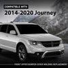 G-PLUS Front Upper Bumper Cover Molding Replacement Compatible with Dodge Journey Crossroad Sport Utility 4-Door 2014-2020 68225714AB, CH1044148