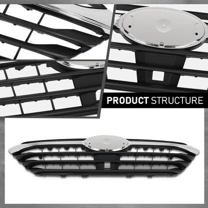 G-PLUS Front Bumper Grille Grill Compatible with Subaru Legacy (submodel: Limited GT, Limited XT, Premier GT, Touring XT) 2020-2022 91121AN04A, SU1200193