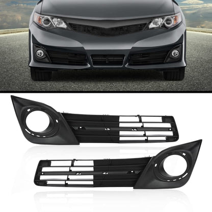 G-PLUS Fog Light Bezel Set Left and Right Compatible with 2012 2013 2014 Toyota Camry SE SE Sport 5212706290, TO1039149, 5212806290, TO1038149