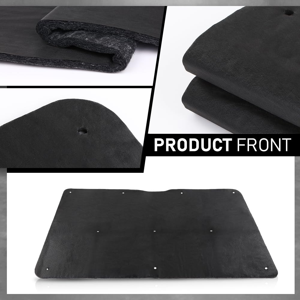 G-PLUS Under Hood Insulation Pad 1/2" Clips Compatible with 1981-1987 Buick Regal