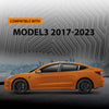 G-PLUS Model 3 Floor Mats & Cargo Liner Fit Tesla Model 3 2017-2023 Floor Liners TPE Custom Fit All Weather Full Cover Protection 1st & 2nd & 3rd Row Car Floor Mats,alfombras para carro Black 6PCS