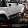 G-PLUS Armor Rocker Side Panels Compatible with Jeep Wrangler TJ(All Trims, 4WD) 1997-2006 No-Drill for Most Black