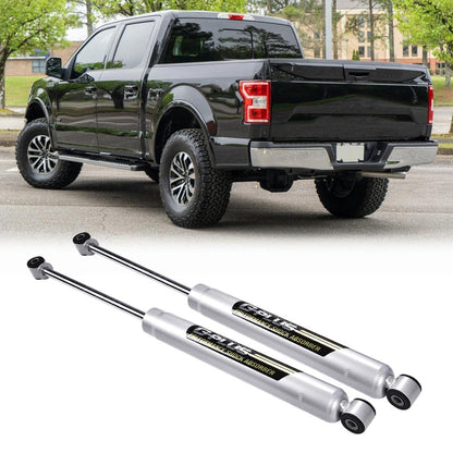 G-PLUS 0-3.5" N3 Rear Shocks Struts Lift Assemblies Kit Compatible With Ford F150 2WD 4WD 2009-2020 (0-3.5" Lift) Silver