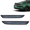 G-PLUS LED Rear Side Marker Lights Lamps Pair DARK Smoke Compatible with Ford Mustang 2015-2022 FR3Z-15A201-A, FR3Z-15A101-A, FR3Z15A201A, FR3Z15A101A