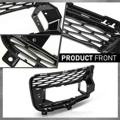 G-PLUS Grill Fog Light Cover Front Passenger Right Side Compatible with Land Rover Range Rover Sport 2014-2017