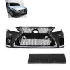 G-PLUS Front Bumper Set (Front Bumper, License Plate) Compatible with 2007-2009 LX LS460 to 18+ LS F-Sport Style 2Pcs