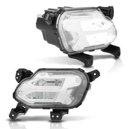 G-PLUS Front DRL LED Fog Lights Daytime Running Lmap Pair Compatible with Kia Sorento 2021-2022 without Wiring Harness