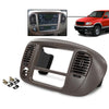 G-PLUS 1Set Center Dash Radio Surround Bezel Trim Panel Compatible with 2000-2003 Ford F150/2000-2002 Ford Expedition Brown Dashboard Cover