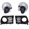 G-PLUS Bumper Fog Lights Assembly Compatible with 2004-2009 Toyota Prius Clear Driving Fog Lamps Kit with Bezel Switch Bulbs