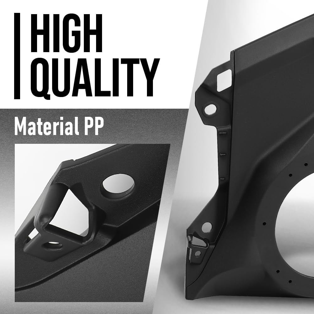 G-PLUS Front Dash 6.5" Speaker Panels Unloaded Panel Compatible with Can-Am Maverick R 2024+ All Models Fit Can-Am Maverick R Max 2025+ Black
