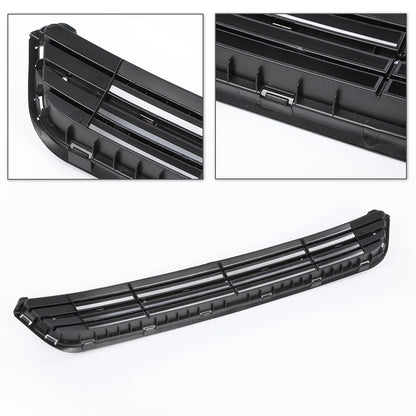 G-PLUS Front Lower Bumper Radiator Grill w/Chrome Black Compatible with Kia Optima(submodel: Limited, SX, LX, EX) 2014 2015 865614C700