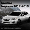 G-PLUS Front Bumper Lower Grille Intake Cover Compatible with Subaru Impreza 2017-2019 57731FL30A