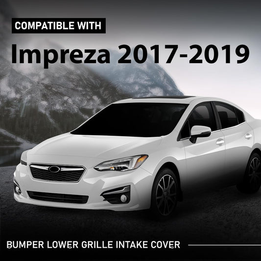 G-PLUS Front Bumper Lower Grille Intake Cover Compatible with Subaru Impreza 2017-2019 57731FL30A