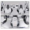G-PLUS Axle Wheel Covers Removable Hub Caps 2 Front & 4 Rear w/ 33mm Thread-On Lug Nut Covers for Semi Trucks 20" & 22.5" & 24.5" (Chrome ABS Plastic)
