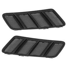 G-PLUS Hood Air Vent Grille 2PCS for Benz W166 GL ML 2012-2015 Black