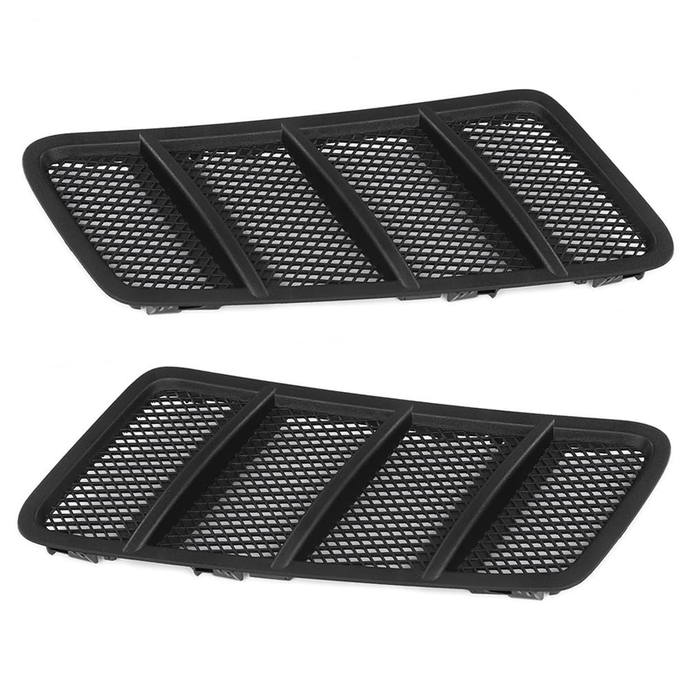 G-PLUS Front Hood Air Vent Grille Pair, Compatible with Benz W166 GL GL350 GL450 GL550 GL63 AMG ML ML350 ML550 ML63 AMG 2012-2015, LH Driver & RH Passenger Side 2PCS, 1668800105, 1668800205