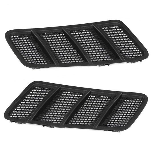 G-PLUS Front Hood Air Vent Grille Pair, Compatible with Benz W166 GL GL350 GL450 GL550 GL63 AMG ML ML350 ML550 ML63 AMG 2012-2015, LH Driver & RH Passenger Side 2PCS, 1668800105, 1668800205