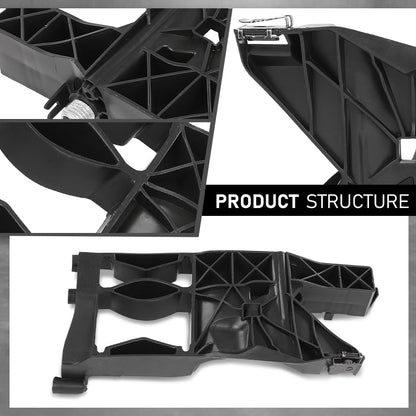 G-PLUS Pair Front Headlight Brackets, Compatible with Audi A6 S6 C7 2011-2014/ A6 Allroad Quattro 2013-2016/ RS6 2013-2016, Headlamp Support Left Driver & Right Passenger Side 2PCS, 4G0805607