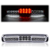 G-PLUS LED Third 3rd Brake Cargo Light Compatible With 1999-2007 Chevy Silverado/GMC Sierra1500 2500 3500,Rear Stop Tail Light Replacement(Chrome Housing Clear Lens)