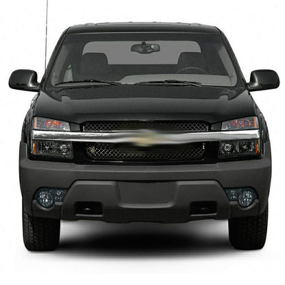 G-PLUS Front Bumper Fog Light Assembly Compatible With 2002-2006 Chevy Avalanche Driving Fog lamps Replacement Left & Right Side GM2593141,GM2592141 (Smoky)