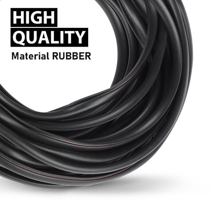 G-PLUS Fender Flare Rubber Seal 60 Feet（18.288m） Fender Flare Edge Trim, Fender Flare Gasket Universal Fit for Car and Truck Wheel Wells