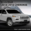 G-PLUS Front Lower Bumper Cover Compatible with Jeep Cherokee Latitude Plus 2018, Fit Jeep Cherokee (submodel: Latitude, Limited, North, Sport) 2014-2018 68203213AB, 68203213AA, CH1015119