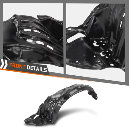 G-PLUS Front Driver & Passenger Side Fender Liner Set Compatible with Toyota Celica 2000-2005 2 PCS Black