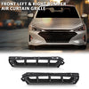 G-PLUS Front Bumper Air Curtain Grille Grill Compatible with Hyundai Elantra 2019-2020 86562F2AA0, 86561F2AA0 ‎Black Left & Right Pair