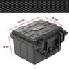 G-PLUS Graded Card Storage Box for BGS PSA SGC FGS Weatherproof Graded Sports Trading Cards(Small, Black)