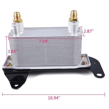 Compatible For Dodge Ram 2500 Ram 3500 Diesel 5.9L 2003-2009 Transmission Torque Converter Oil Cooler Auto Heat Exchanger with Base 68004317AA