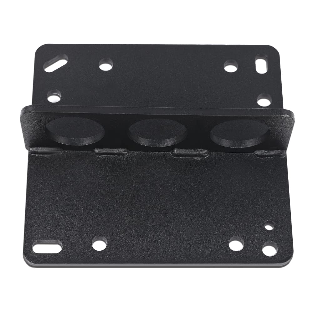 G-PLUS Carb Carburetor Hoist Iron Black Motor Engine Lifting Plate Bracket Compatible with SBC BBC Chevy Ford