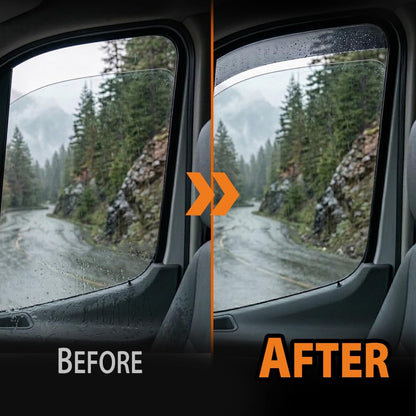 G-PLUS Out-Channel Window Vent Visor Deflectors Tape-On Side Rain Guards Compatible with Ford Transit 2014-2023 2PCS Smoky