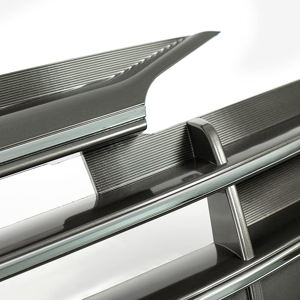 G-PLUS Front Upper Bumper Grille W/Chrome Trim Compatible With 2019-2020 Hyundai Elantra