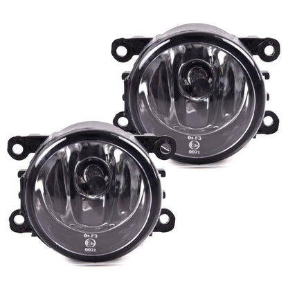 Compatible For Acura Honda Ford Nissan Subaru Lincoln Suzuki Waterproof Front Bumper Driving Fog Light Lamps With H11 55W Bulbs 1 Pair